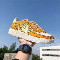 2020 Demon Slayer Air Force One AJ Board Shoes Korean Students Wild Mens Shoes Giyuu Agatsuma Zenitsu Tanjirou Cosplay