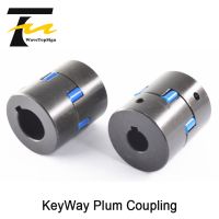 WaveTopSign L-type Three-jaw with Keyway Coupling Plum Coupling Servo Motor Coupling Star Coupling High Torque