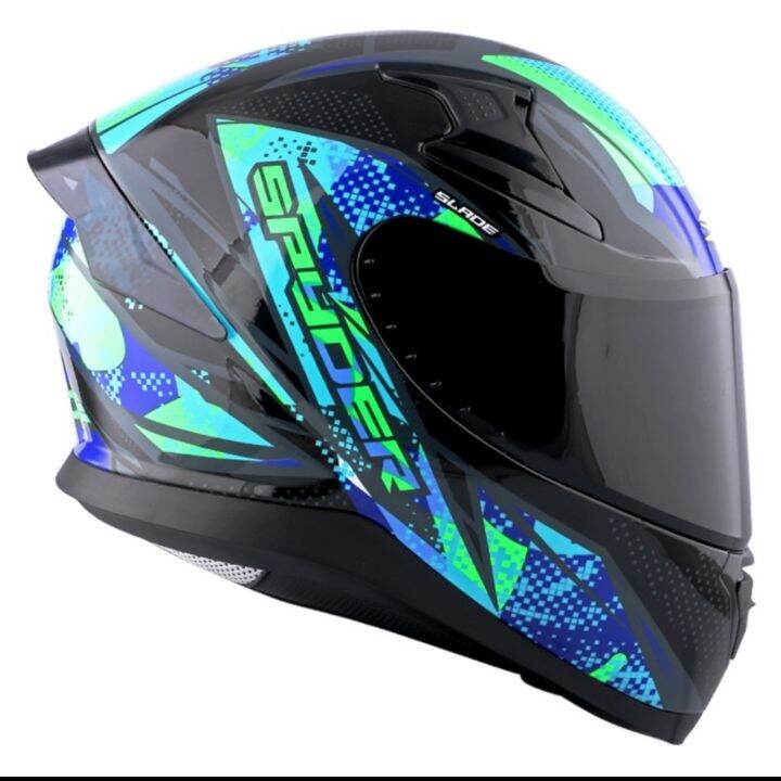 SPYDER RECON 2 SERIES Matte Black and Blue HELMETS | Lazada PH