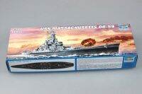 ทรัมเป็ตเตอร์1/700 05761 USS Massachusetts (-59) ชุดหุ่นประกอบเรือโมเคลที่สร้างตามสัดส่วน3D เรือปริศนา