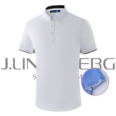 ■ J.L INDEBER Titleist Golf Shirt MARK LONA PG Summer Clothing Men S Short Sleeve T-Shirt Breathable Loose Outdoor Sports Leisure Coat Polo Shirt
