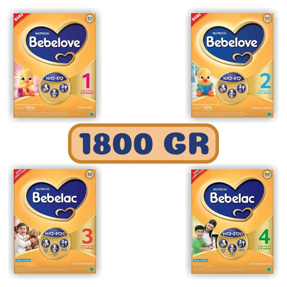 Bebelove 1 2 Bebelac 3 4 Vanila Madu Box 1800 Gram Packing Aman Lazada Indonesia