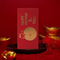 6Pcs 2023 Year of the Rabbit Gift Bag Chinese Style Red Envelopes Cartoon Pattern Red Envelopes Decor Rabbit Year Red Packets