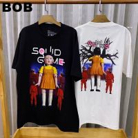 BoB เสื้อยืดแขนสั้น สควิสเกมส์ โกโกวา unisex tshirt SMLXL2XL3XL #polo