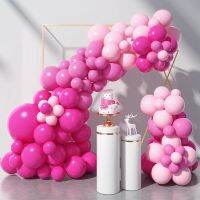 【LZ】◆✠  Balão rosa Garland Arch Kit Casamento Decoração de Festa de Aniversário Kids Latex Ballon Baby Shower Girl Gender Reveal Global Baloon