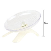 Small Animals Plastic Exercise Wheel Silent Spinner Non Slip Run Disc For Hamsters Hedgehogs Small Pets Exercise Flying Saucer