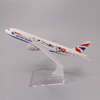 16ซม. Air Great British Airways โบอิ้ง777 B777สายการบินพลัม Bossom Scale 1400 Diecast เครื่องบินรุ่นเครื่องบินของเล่นโลหะผสม #007