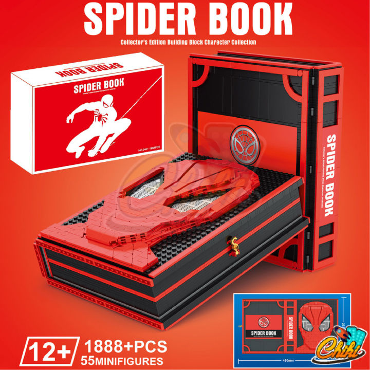 ตัวต่อ Spiderman Memorial Manual Books SY1461/NO.2461 จำนวน 2,895 ชิ้น