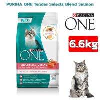 อาหารแมว PURINA ONE Tender Selects Blend Salmon 6.6kg อาหารแมวเพียวริน่า วัน เท็นเดอร์ซีเล็คซ์เบลนด์ แซลมอน 6.6 กก.