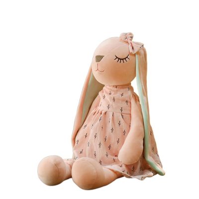 ผู้ขายที่ดีที่สุดน่ารักกระต่ายตุ๊กตาของเล่นตุ๊กตาเด็กผ่อนคลายกระต่ายตุ๊กตากับนอนตุ๊กตา
