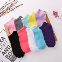 Socks stoking Non-Slip Cotton Blends Low Cut Candy color