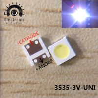 ลูกปัดหลอดไฟ Led Smd สำหรับ Wooree Uni แสงส่องจากด้านหลังแอลอีดีแอลซีดีลูกปัดทีวี3 V 1 W 3535ลูกปัด3535 Wm35e1f-yr07-eb สีขาวเย็น100ชิ้น