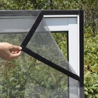 Custom finished anti-mosquito window screen Velcro self-adhesive window mosquito net summer insect-proof net door mosquito net