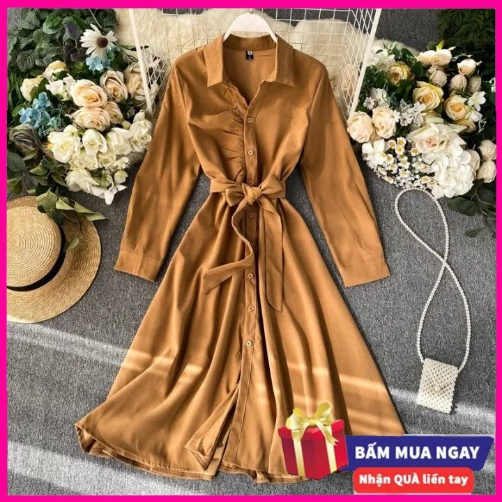 Váy dạ lộn chất đẹp  2 màu  Shopee Việt Nam