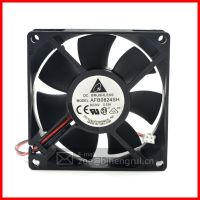 ♤ Delta AFB0824SH 80X80X25 24V DC 0.33A 8025 8cm 7.92W 4000RPM 46.62CFM Ball Bearing Inverter Axial Cooling Fan