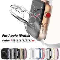 Screen protector For Apple Watch Case 45mm 44mm 40mm 42mm 38mm Full TPU bumper Cover accessories iwatch Ultra series 7 6 SE 5 4