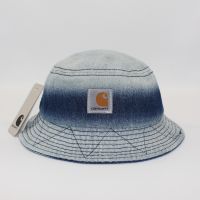 carhartt คุณภาพสูง Sunhat การไล่ระดับสี หมวกชาวประมง แฟชั่น ผู้ชายและผู้หญิง หมวกถัง หมวกอินเทรนด์