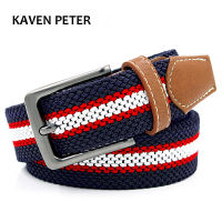 Braided Woven Elastic Stretch Belt 1-38 Wide Hot Sales Elastic Belt With Man Style From Factory Direct Sales Free Shipping