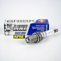 หัวเทียน BRISK X-Line 4 เขี้ยว แกนเงิน HONDA X-ADV 750 Spark Plug (7X41ROD) รองรับทุกน้ำมัน Made in EU