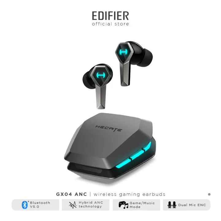 Edifier GX04 ANC- True Wireless Gaming Earbuds with Active Noise Cancellation | TWS | ANC Bluetooth 5.0 | Gaming Mode