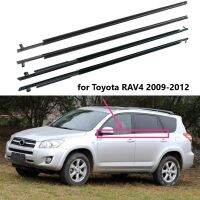 LAIFU สายพานซีลปั้นขอบหน้าต่างด้านนอก4ชิ้นสำหรับโตโยต้า RAV4 Gen3 2006 2007 2008 2009 2010 2012 2011