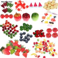 Multi Style Simulation Polymer Clay Dollhouse Miniature Fruits Food Kitchen Restaurant Living Room Decoration Children Toys