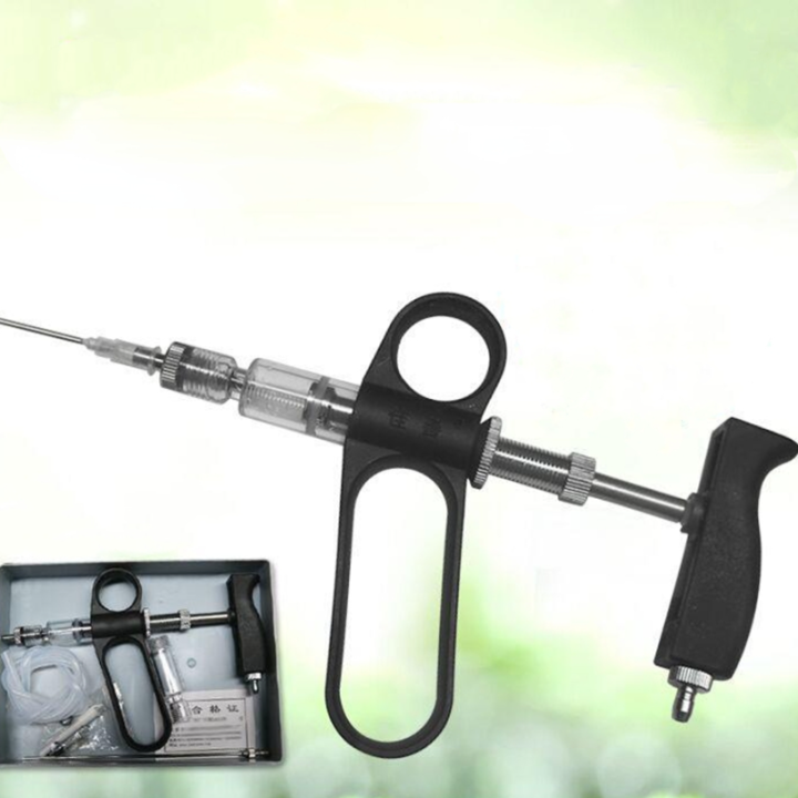 Pet Livestock Animal Injector Adjustable Continuous Medicine Injection ...