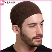 XIANP ผ้าขนสัตว์ขนแกะ หมวกมุสลิม ฤดูหนาวที่อบอุ่น 10สี หมวกมัสยิด แฟชั่นสำหรับผู้หญิง หมวกบีนี่ ชายหญิง