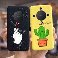 สำหรับ Honor X9a เคส RMO-NX1น่ารักสีลูกกวาดสำหรับ Honor Magic5 Lite เคสซิลิโคนนิ่มกันกระแทก HonorX9a เคสมือถือ