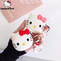 Sanrio Hello Kitty Wireless Headset Case Silicone Cute Airpods 1/2 3 Generation Earphone Protective Case Airpod Pro Luxury Cover Wireless Earbud Cases