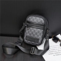 Luxury Lattice Crossbody กระเป๋าผู้ชายกระเป๋าสะพายผู้ชาย Messenger กระเป๋า Multi-Function Travel กระเป๋ากล้องขนาดเล็กกระเป๋าศัพท์กระเป๋าถือ