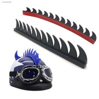 ❉☒ Rubber Dirt Biker Motocross Mohawk Biker Helmet Mohawks Spikes Motorcycle Helmet Mohawk Sticker Motorcycle Helmet Headwear