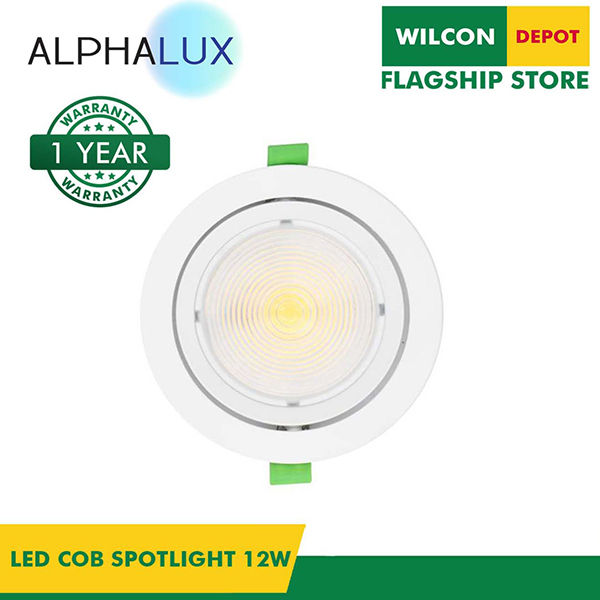 ALPHALUX 12W Warm White 3000K Led COB Spotlight Round 120MM RML-37 by ...