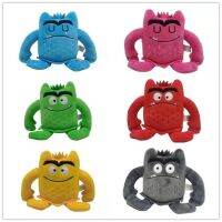 6 ชิ้น/เซ็ต 6 สี Kawaii สี Monster Plush ตุ๊กตาเด็ก Monster สี Emotion Plushie ตุ๊กตาของเล่นสำหรับเด็กของขวัญวันเกิด-Giers