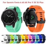 [HOT JUXLLKBKOW 514] 26 22 20สายนาฬิกาอัจฉริยะสำหรับ Garmin Fenix 7 7X 7S 5X 5 5S 6S 6X 6 Pro 3 3HR Forerunner 935 945สายนาฬิกาซิลิโคน