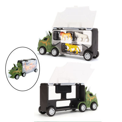 Dolity Dinosaur Toy Car Carrier Storage Car Collectibles for Children Boys Toddlers