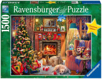 จิ๊กซอว์แบรนด์ Ravenburger ขนาด 1500 ชิ้น ชื่อภาพ Christmas Eve