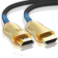 8K 2.1 HDMI-Kabel Kompatibel dengan Serat Optik HDMI-Kabel Kompatibel dengan HDR Dinamis 8K 60Hz 48Gbps EARC 3D HDCP untuk Kotak TV Komputer PS5