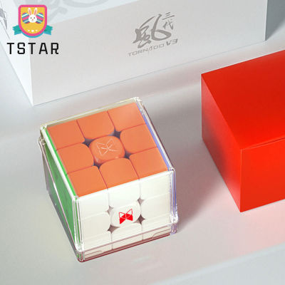 Ts【คลังสินค้าพร้อม】Qiyi Xmd Wind 3X3X3 Magic Cube Magnetic Levitation Dual Positioning Speed Cube Puzzle ของเล่น【cod】