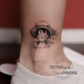 Anime Luffy Zoro Chopper Temporary Tattoos Waterproof Fake Tattoo Sticker  Cartoon Body Arm Neck Wrist for Woman Men   AliExpress Mobile