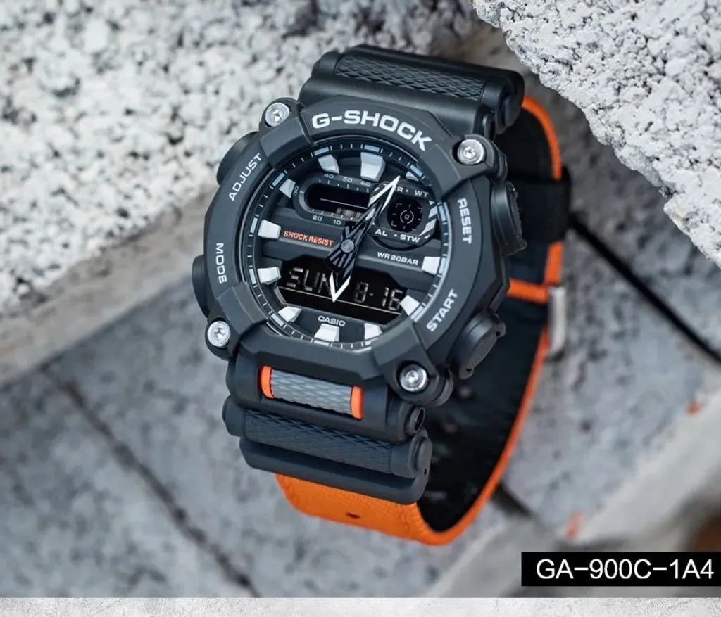 Powermatic] Casio G-Shock GA-900C-1A4 Lineup Orange Tone Resin 