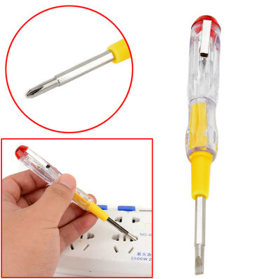PEXELSปากกาทดสอบไฟฟ้า100-500V LED,โพรปตรวจจับแรงดันไฟฟ้าไขควง1ชิ้น