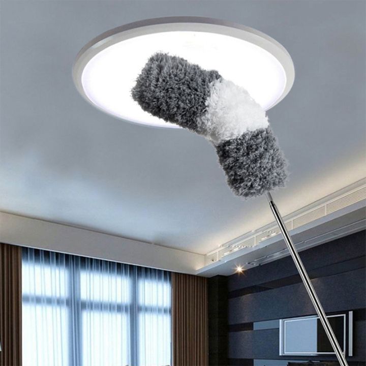 250cm-feather-duster-household-cleaning-tool-roof-ceiling-spider-web-ash-artifact-dust-gray-white-gray