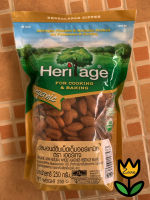 Heritage Organic Raw Natural Whole Almonds // 250 G.