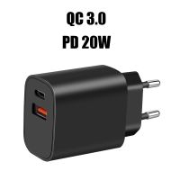 {KOLT Digital} PD 20W QC 3.0 Fast Charge Universal USB Type C Charger สำหรับ iPhone Samsung Xiaomi Android โทรศัพท์มือถือ EK US EU Wall Adapter