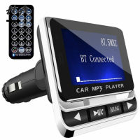 Mp3 Player พร้อม Bluetooth อุปกรณ์ชาร์จไฟในรถยนต์รถ Mp3เครื่องเล่นบลูทูธเครื่องส่งสัญญาณ Fm ที่ชาร์จพร้อมช่องยูเอสบีรีโมทคอนโทรลแฮนด์ฟรี