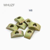 WHUZF M8 Half Moon/Crescent Nut Washers For Bunk Bed Cots Furniture Connecting Screws Assembly Fittings Color Zinc Plating Nails  Screws Fasteners