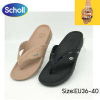 Scholl รองเท้าสกอลล์- IZZE รองเท้าแตะคีบ ผู้หญิง รองเท้าสุขภาพ นุ่มสบาย กระจายน้ำหนัก มี 2 สี Black Rosegold