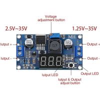 แผงวงจรโมดูล DC ปรับระบบแหล่งจ่ายไฟ DC-DC LM2596S ทันสมัยโมดูลแหล่งจ่ายไฟแบบบั๊กโมดูล5A 3A 75W 24V ถึง12/5V