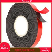 POPULAR X 0.5 inch x 16.4 Ft ของตกแต่งบ้าน 2ด้าน เทปติดรถ หนา Duty0.08นิ้ว เทปสองด้าน เทปโฟม กาวติดแน่น เทปสำหรับติดตั้ง